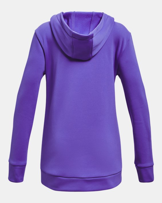Girls' Armour Fleece® Glitter Hoodie, Purple, pdpMainDesktop image number 1